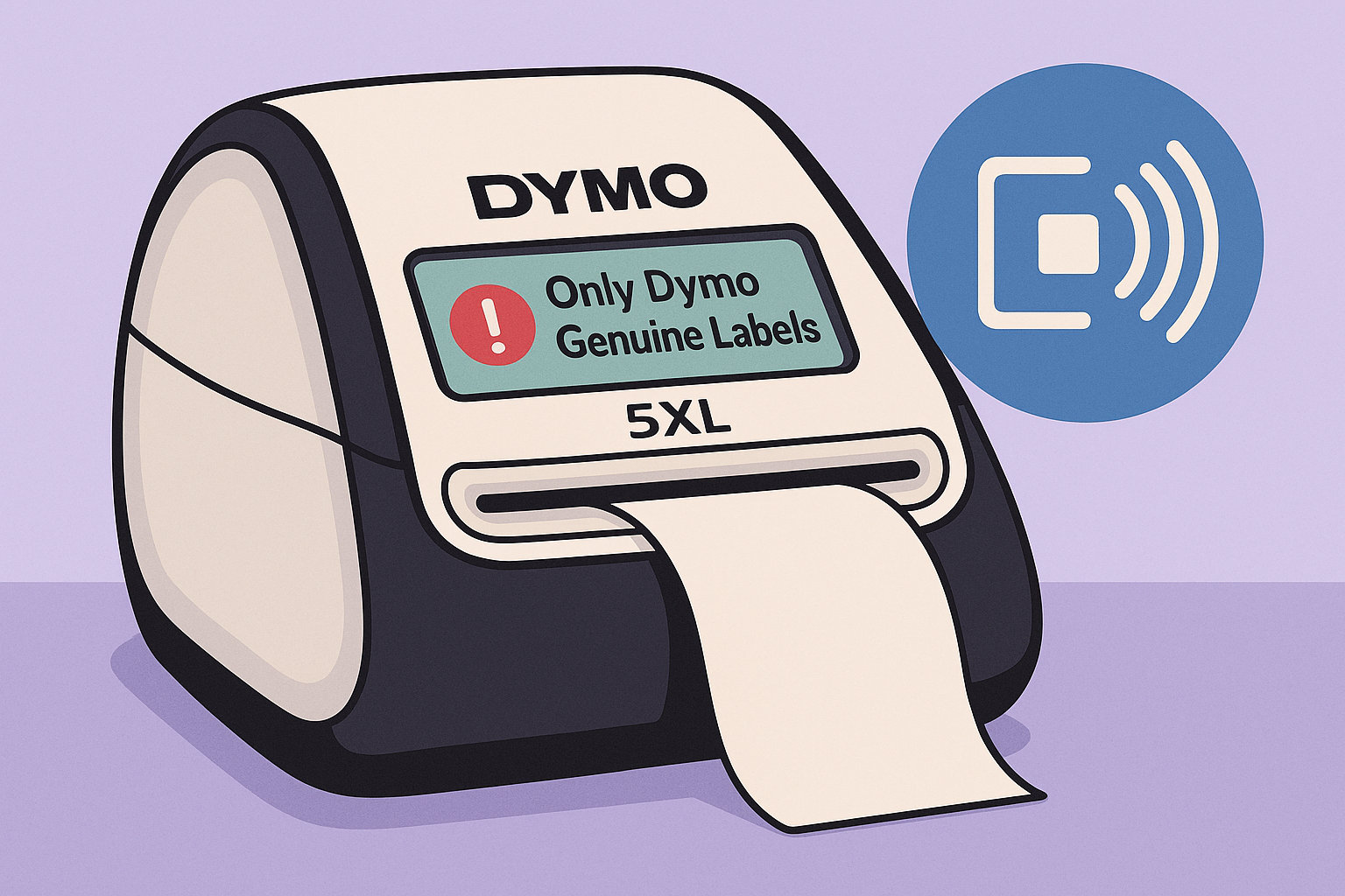 Chyba Dymo 550 / 5XL 
