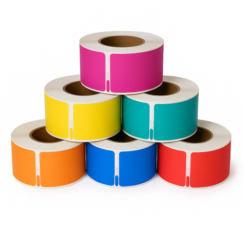 Kompatibilní etikety Dymo 99010 duhový balíček, 28 x 89mm, 6x 130 etiket