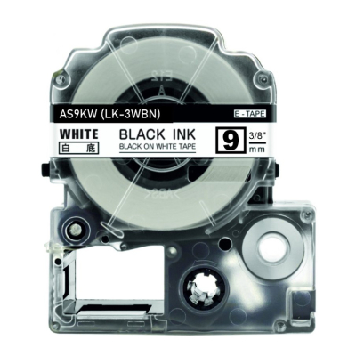 Kompatibilní páska Epson LK-3WBN