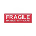 etiket Fragile handle with care - 120 kusů