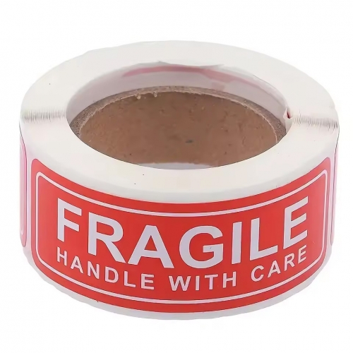etiket Fragile handle with care - 120 kusů